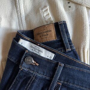 Abercrombie & Fitch Dark Denim Shorts